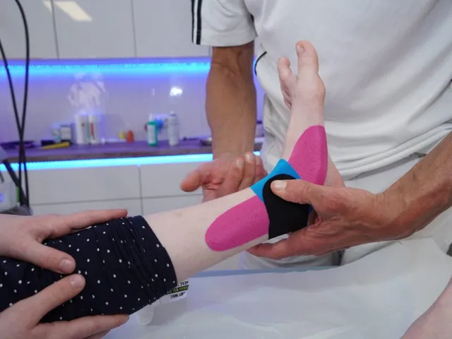 Kinesio-taping funcional en la consulta de ortopedia Dr. Diedrich Palma de Mallorca